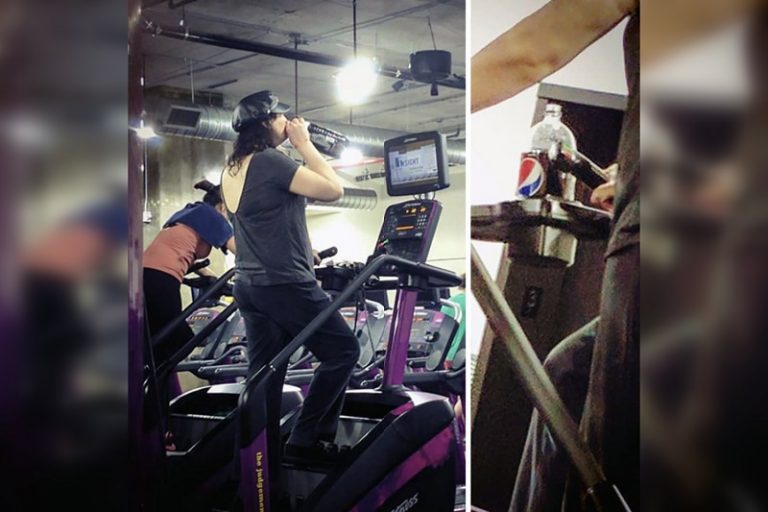 Чудики в тренажёрке: 30 прикольных снимков на сайте ФотоЖаба.ком