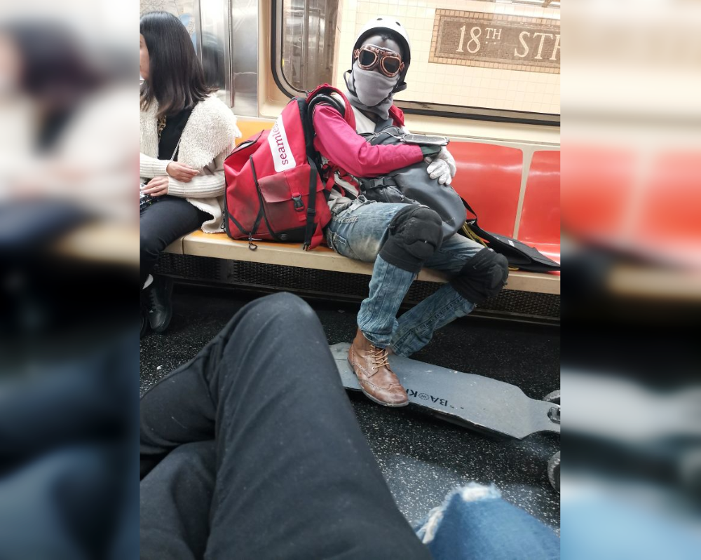 Subway Oddballs: Unconventional Characters on the Train